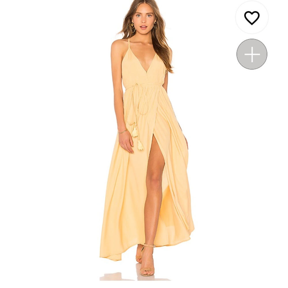Faithful the brand yellow maxi dress